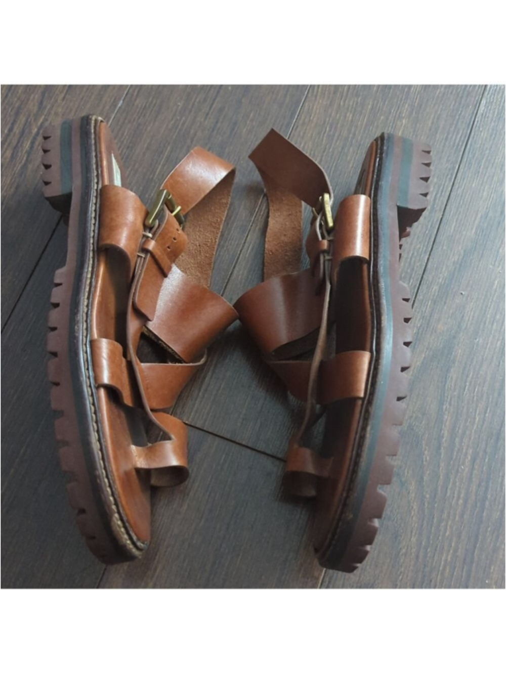 Michael Kors Leather Sandals - Picture 4 of 7